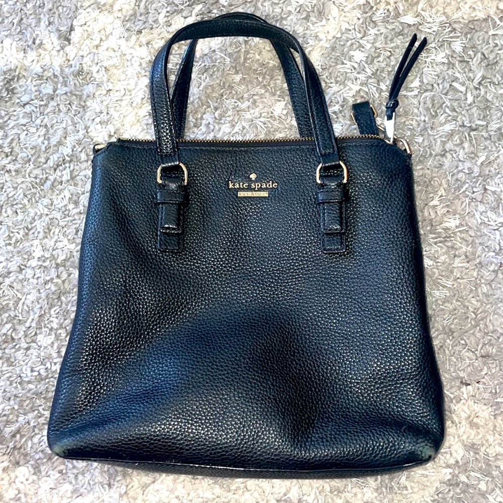 Kate Spade genuine pebble leather crossbody purse